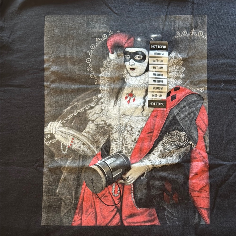 Hot Topic Suicide Squad Harley Quinn Renaissance T-Shirt - Unisex